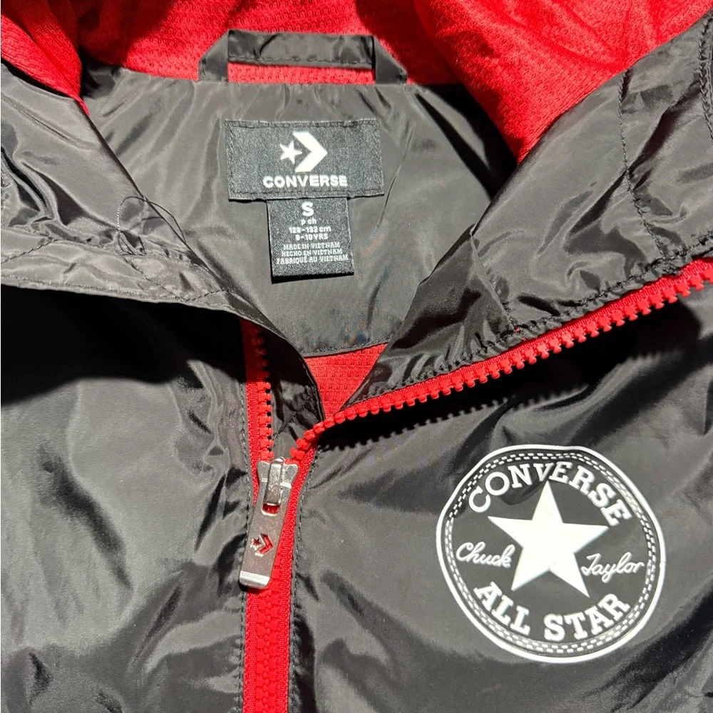 Converse Black and‎ Red Hooded Jacket